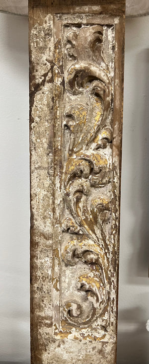Antique Fragment Lamp w/ Flecks of Gold, France 18th Century