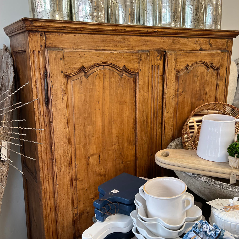 19th Century French Provincial Style Fruitwood Armoire