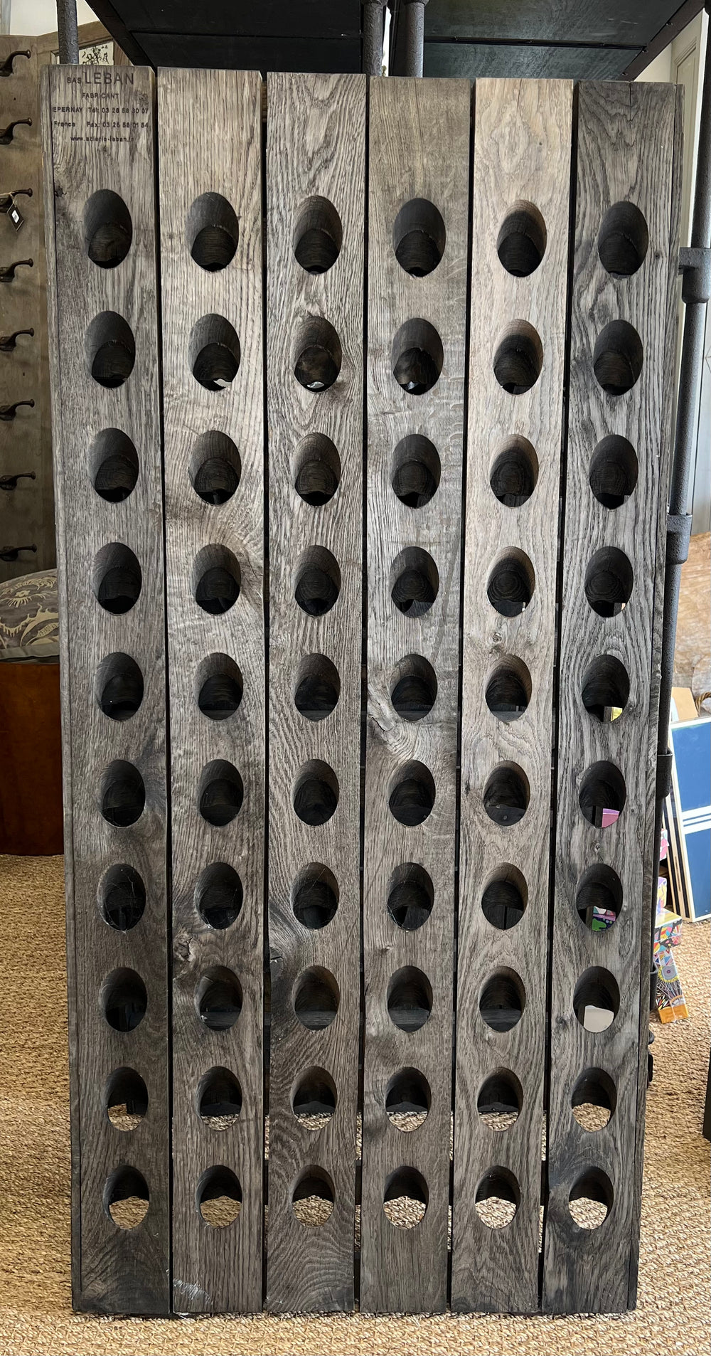 Vintage French Riddling Rack