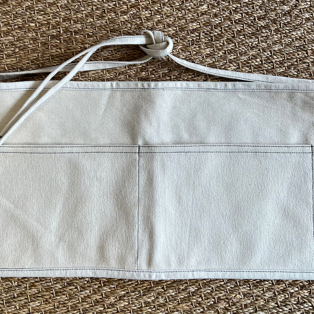 Workshop Canvas Apron - Ivory