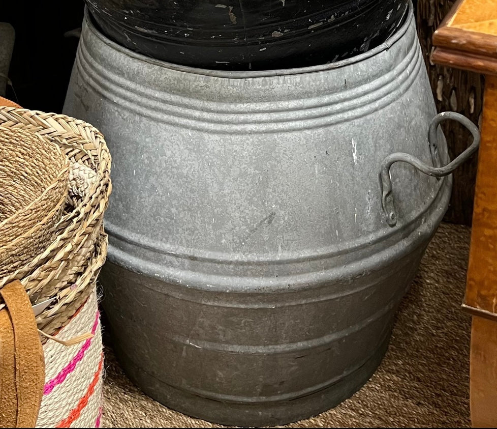 
                      
                        Galvanized Metal Barrel w/handles
                      
                    