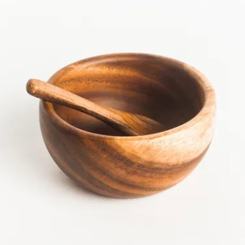 
                      
                        Acacia Wood Smoothie Bowl + Spoon Set
                      
                    