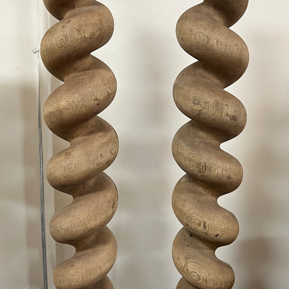 
                      
                        Wooden Spiral Lamp
                      
                    