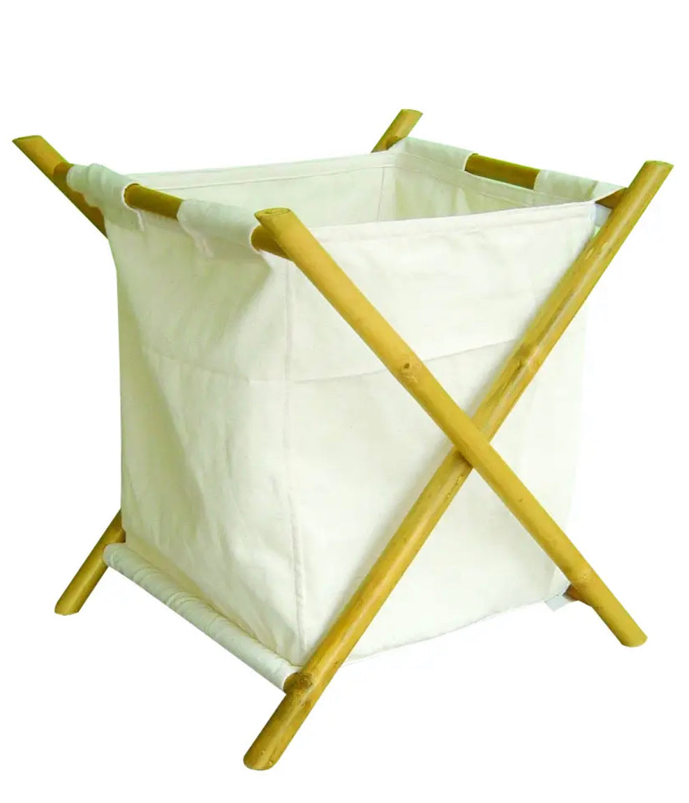 Bamboo Folding Hamper