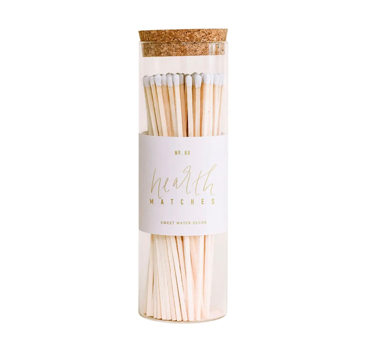 Hearth Matches in a Tall Jar - White or Black Tip