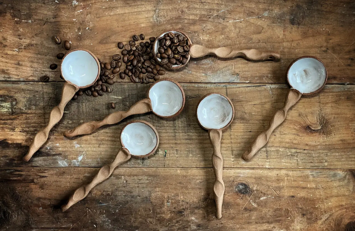 Handmade Stoneware Coffee & Tea Scoop