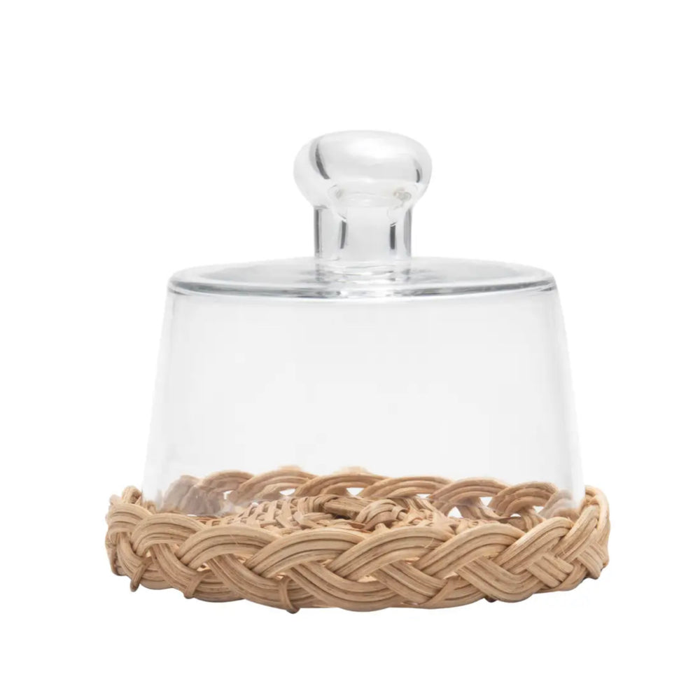 
                      
                        Cane and Glass Round Food Dome
                      
                    