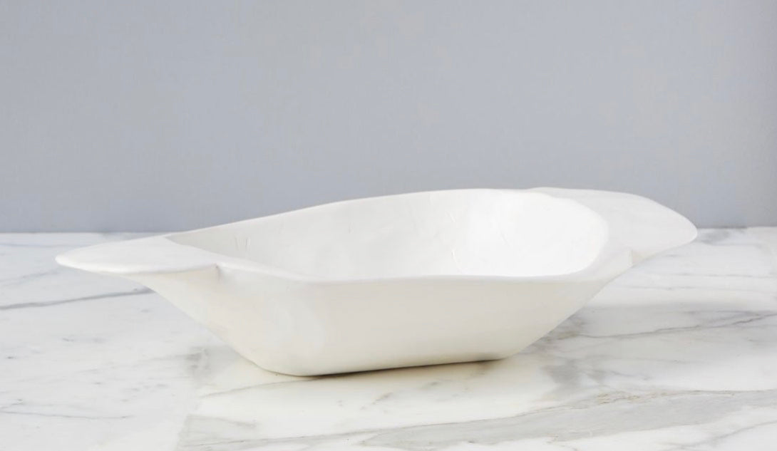 Mod White Dough Bowl, Small