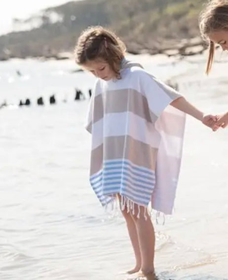Seashore Child’s Terry-lined Hooded Poncho