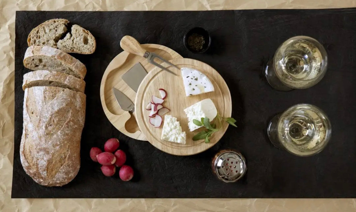 Brie Cheese Board and Serving Set