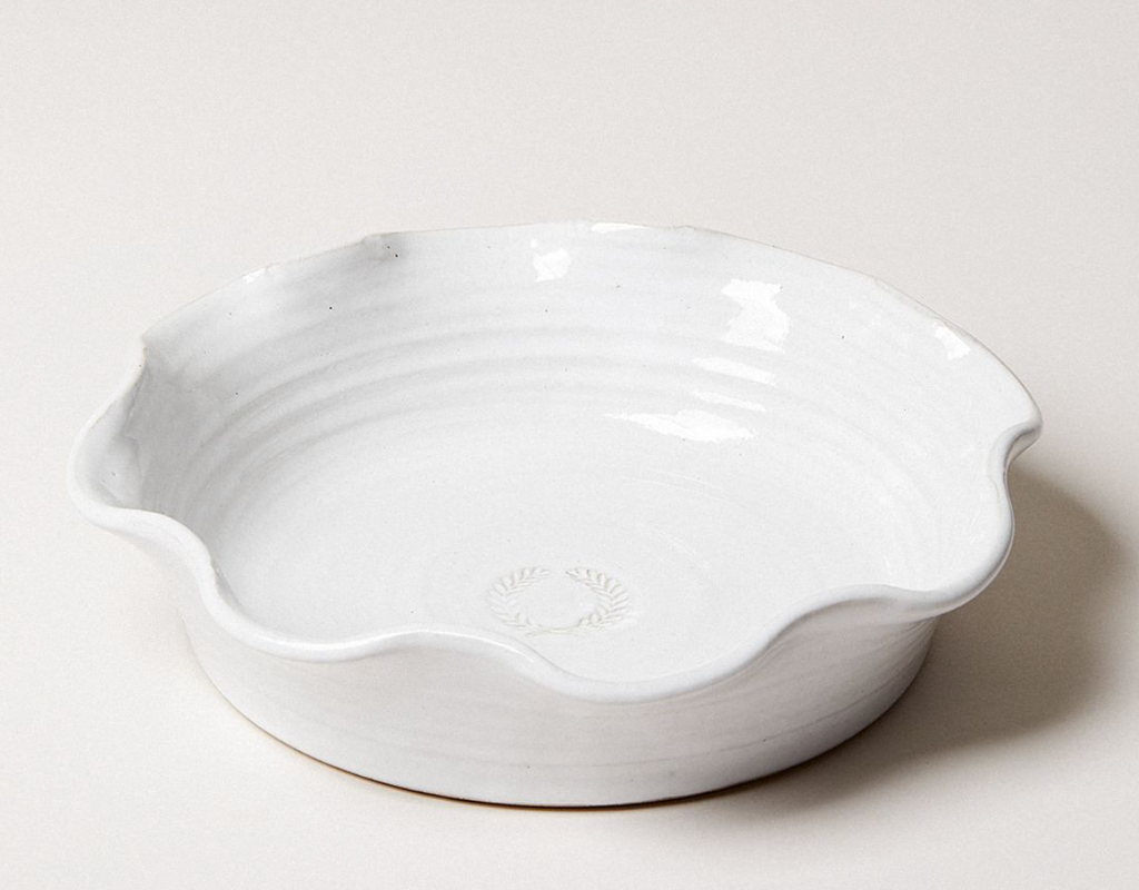 Laurel Pie Dish from Farmhouse Pottery