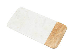 Marble + Wood Cheese Board