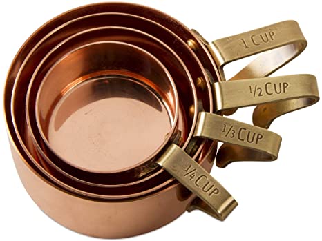 Measuring Cups Antique Copper Set/4