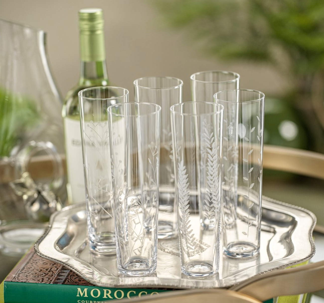 Etched Flutes in Assorted Designs