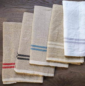 Vintage Linen Napkins, Set of 4