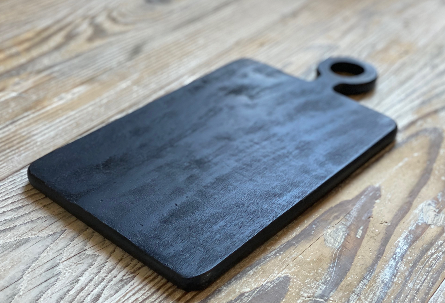 Mango Wood Serving Board - Black Wash