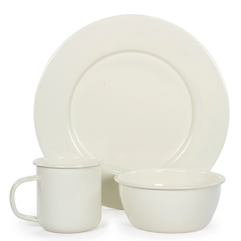 
                      
                        Cream Enamelware for anywhere!
                      
                    