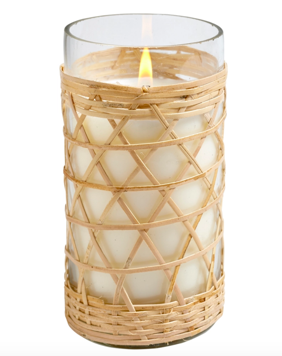 Salt and Sea Candle -Bamboo over Glass