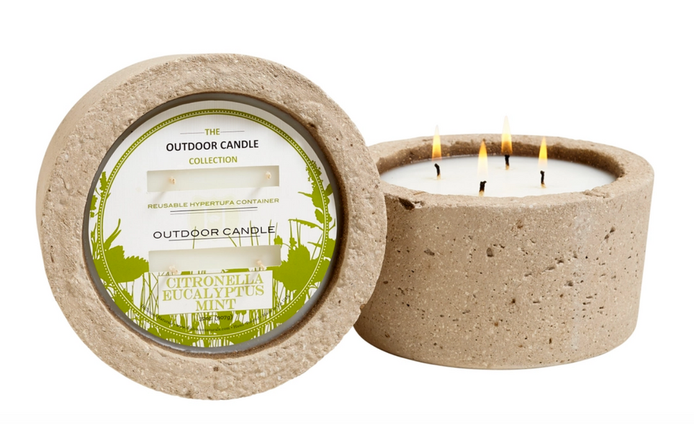 
                      
                        CITRONELLA 32oz Outdoor Candle in a Concrete Base
                      
                    