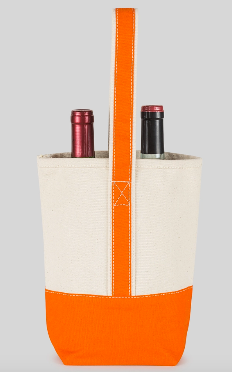 The Classic Canvas Wine Tote