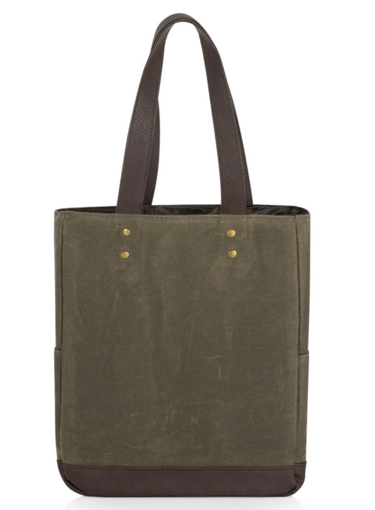 
                      
                        Waxed Cotton Insulated Wine Tote- 2 or 3 bottle option
                      
                    