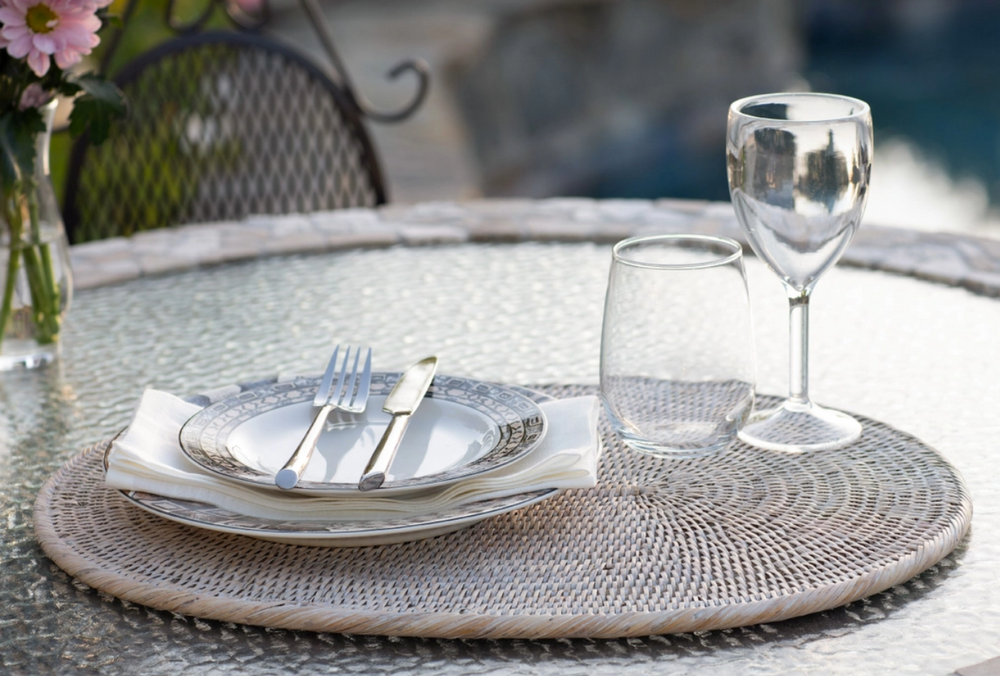 
                      
                        Rattan Oval Placemat
                      
                    
