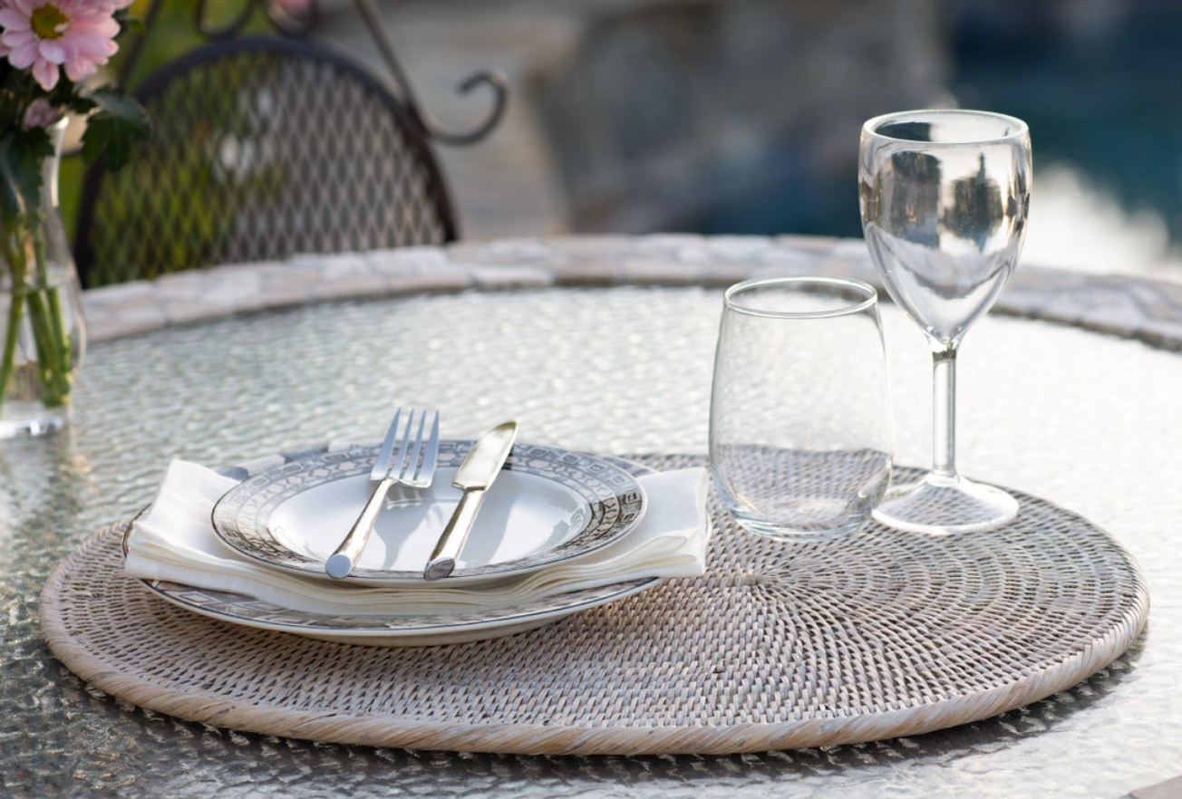 Rattan Oval Placemat