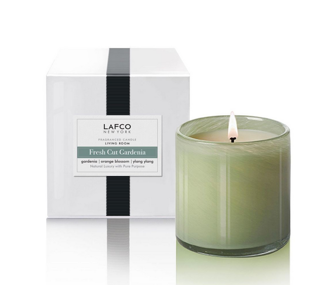 Lafco 15.5oz Fresh Cut Gardenia Signature Candle - Living Room