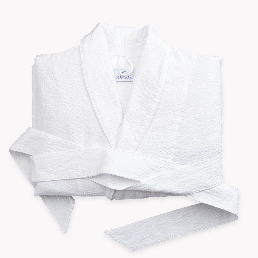The Seersucker Robe by Matouk