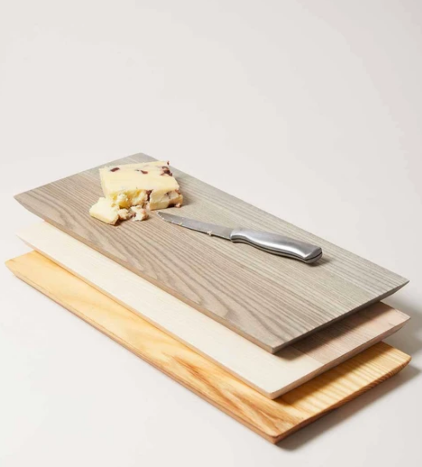 Farmhouse Pottery Live Edge Ash Charcuterie Board