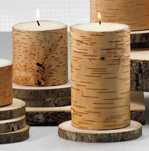 Birchwood Aromatic Candles in two sizes