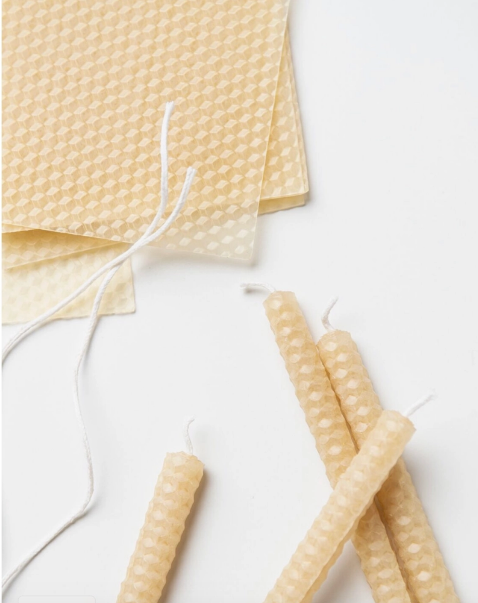 Beeswax Honeycomb Candle Kit for your little one!