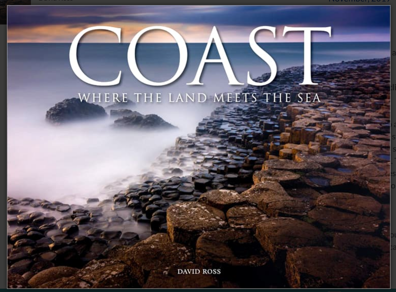 Coast Where the Land Meets the Sky, David Ross