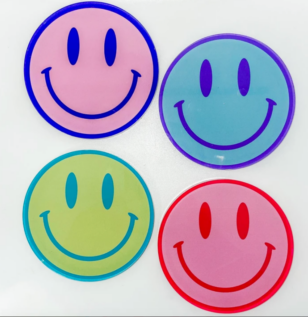 All Smiles Coasters ~ Set of 4