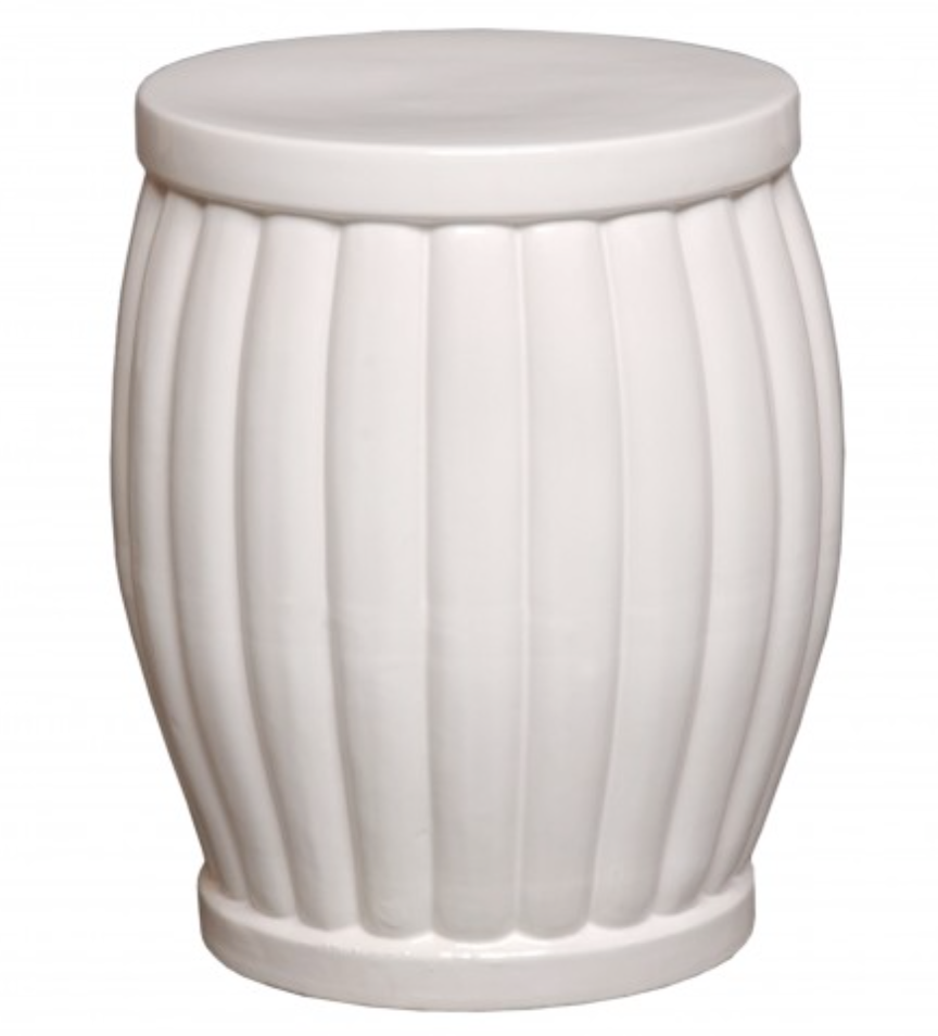 Large Fluted Garden Stool/Table - Handmade!