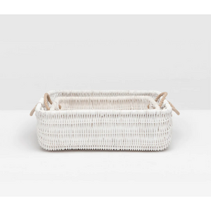 White Raw Rattan Nesting Baskets