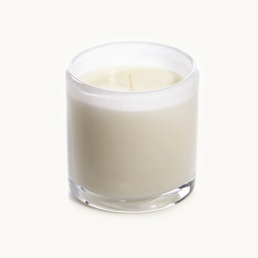 L'Heure du Thé Cylinder Candle - White - Medium 15 oz.