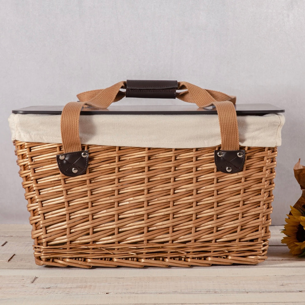 English Style Wicker Picnic Basket