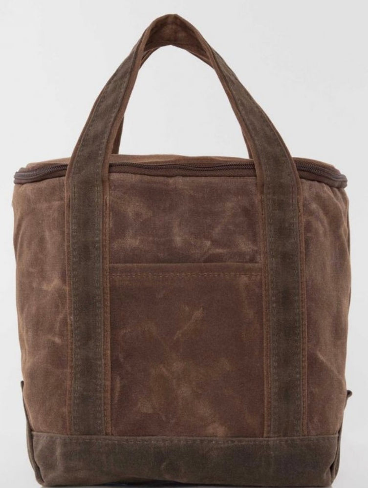 Waxed Canvas Lunch Cooler