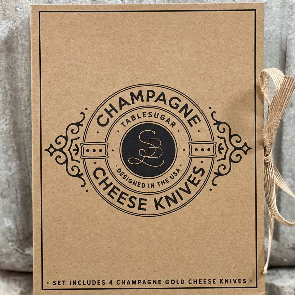 
                      
                        Champagne Gold Cheese Knives
                      
                    