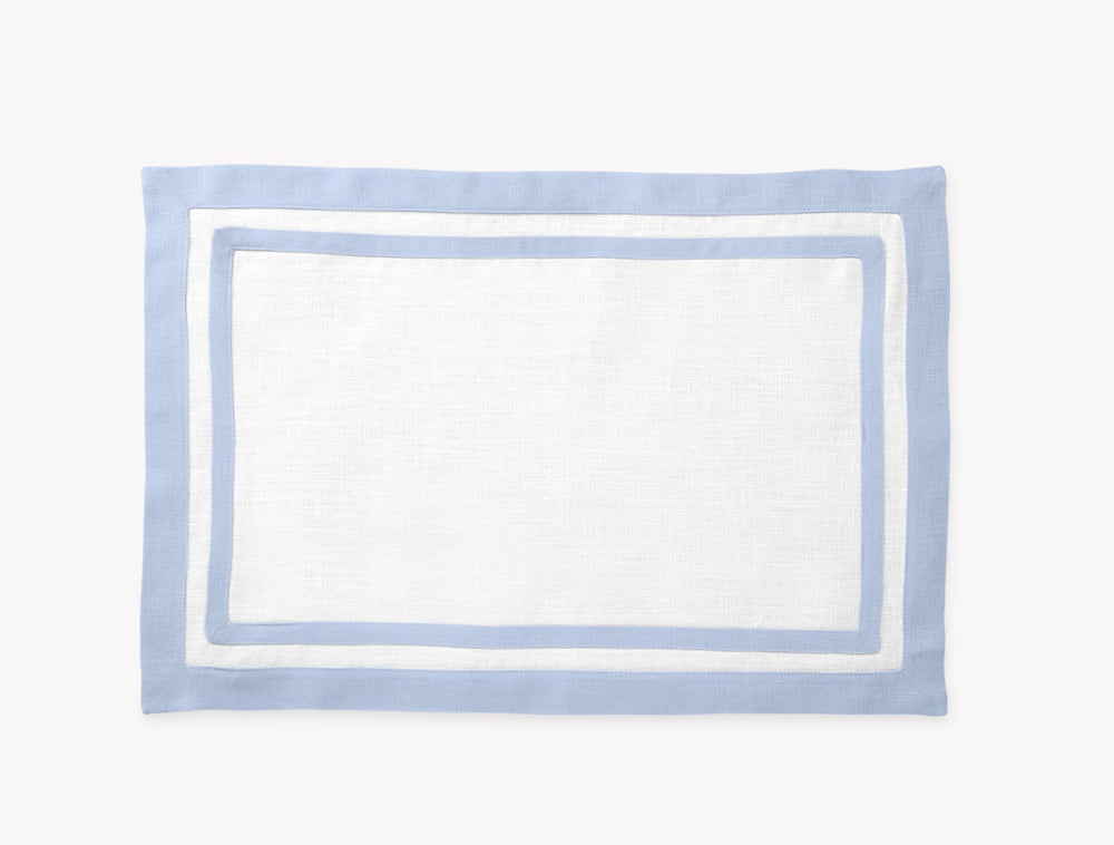 Rectangle Double Border Placemat by Matouk ~ set of 4 ~ available in 6 colors
