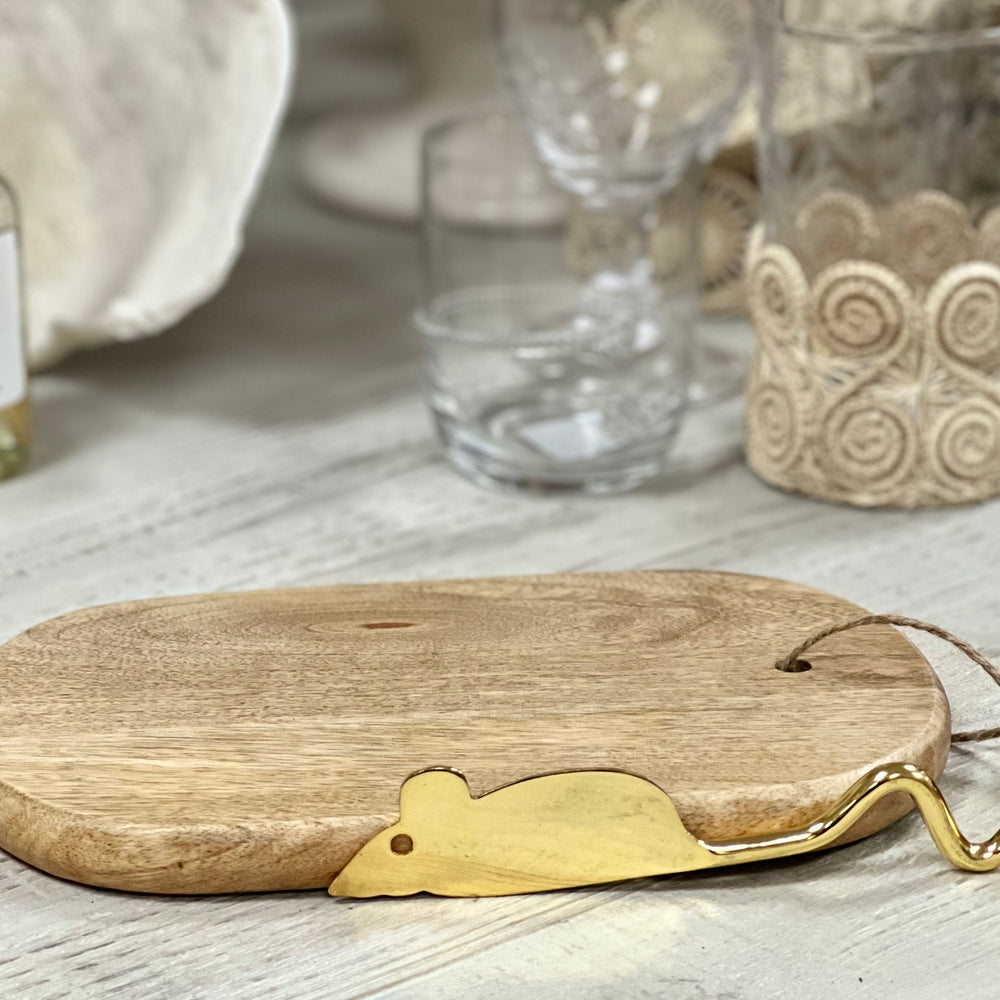 
                      
                        Cheese Board with Mouse Spreader
                      
                    