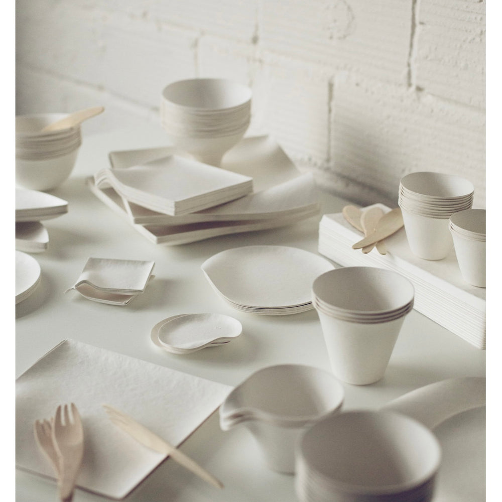 
                      
                        Elegant, Sustainable, Compostable Tableware ~ sets of 8
                      
                    