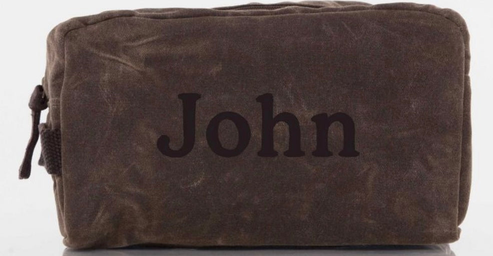 
                      
                        Waxed Canvas Travel Kit
                      
                    