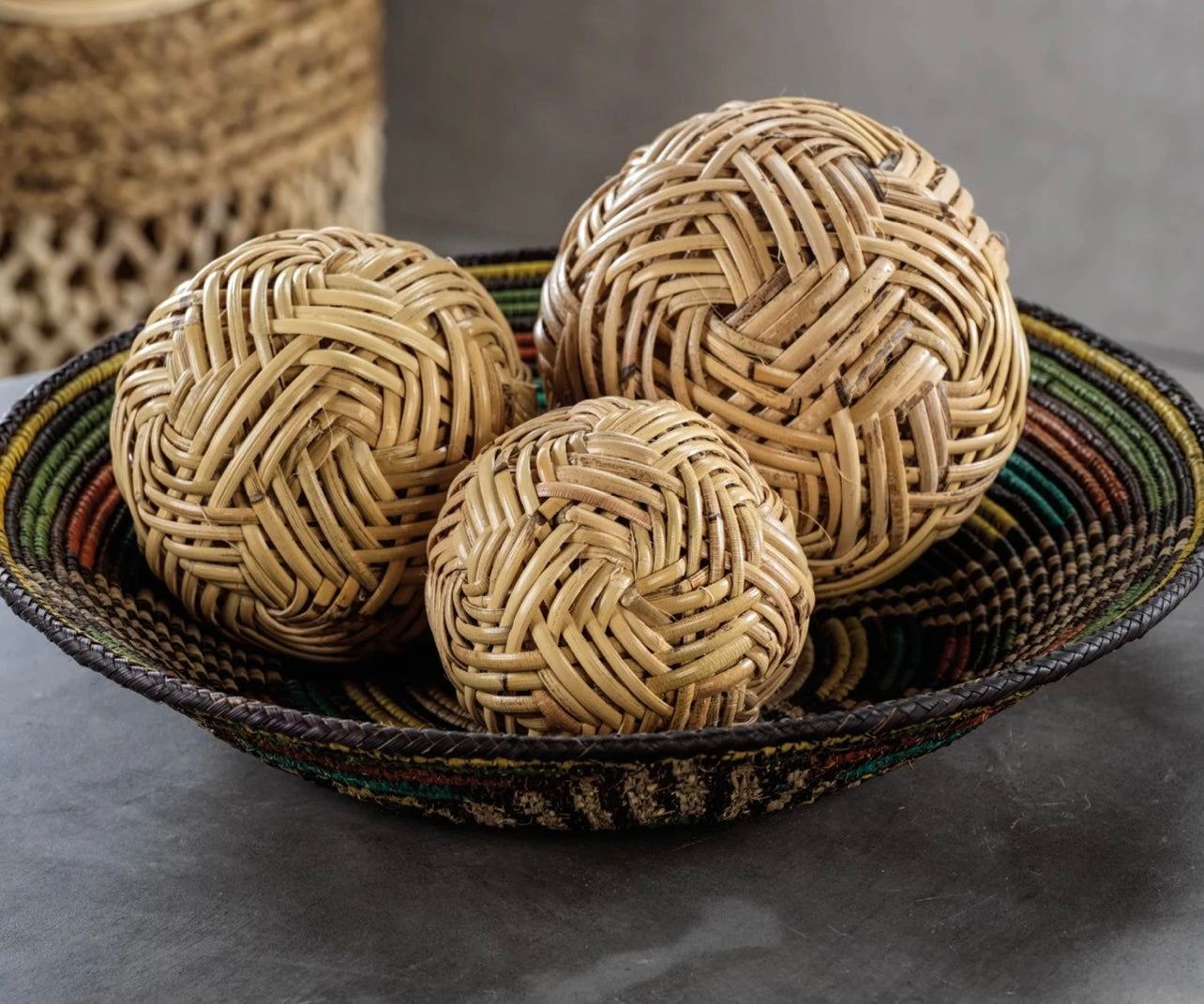 Rattan Deco Ball in 3 Sizes