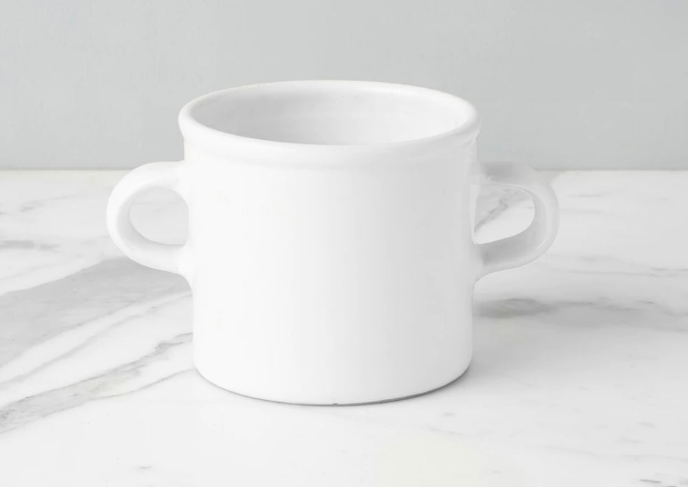 
                      
                        White Italian Olive Jar
                      
                    