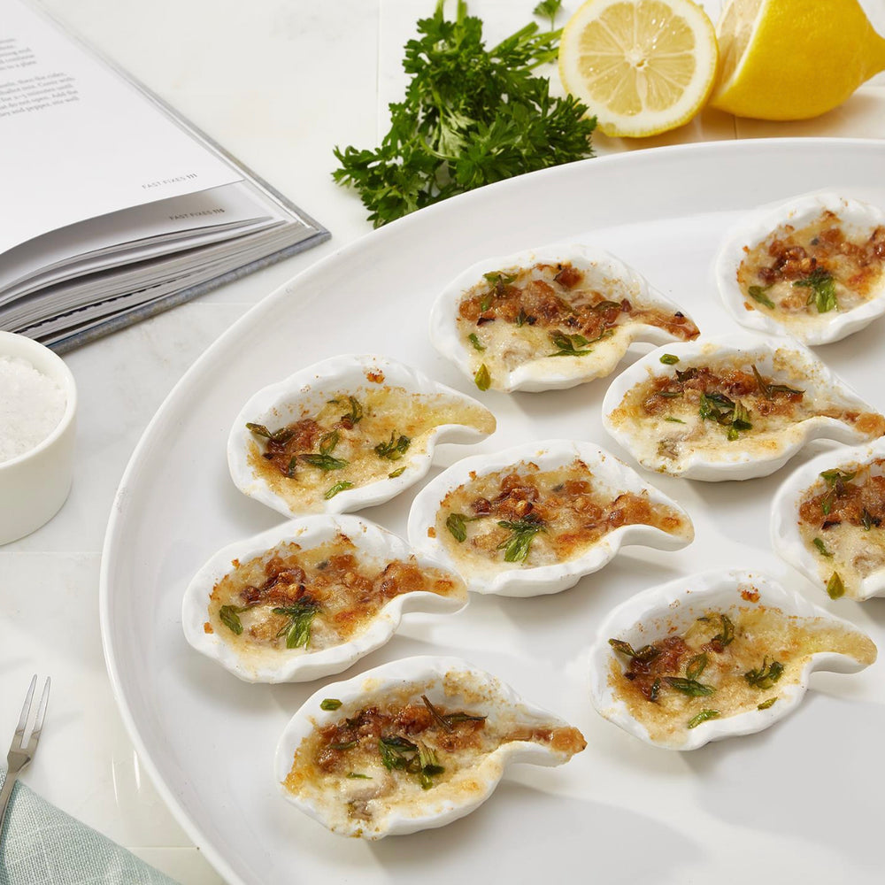 
                      
                        Set of 12 Oyster Bakers
                      
                    