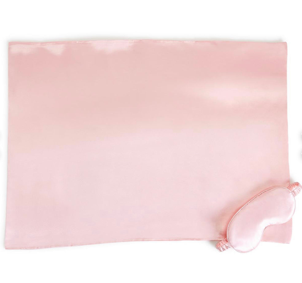 
                      
                        Rose Satin Pillowcase and Eye Mask Set
                      
                    