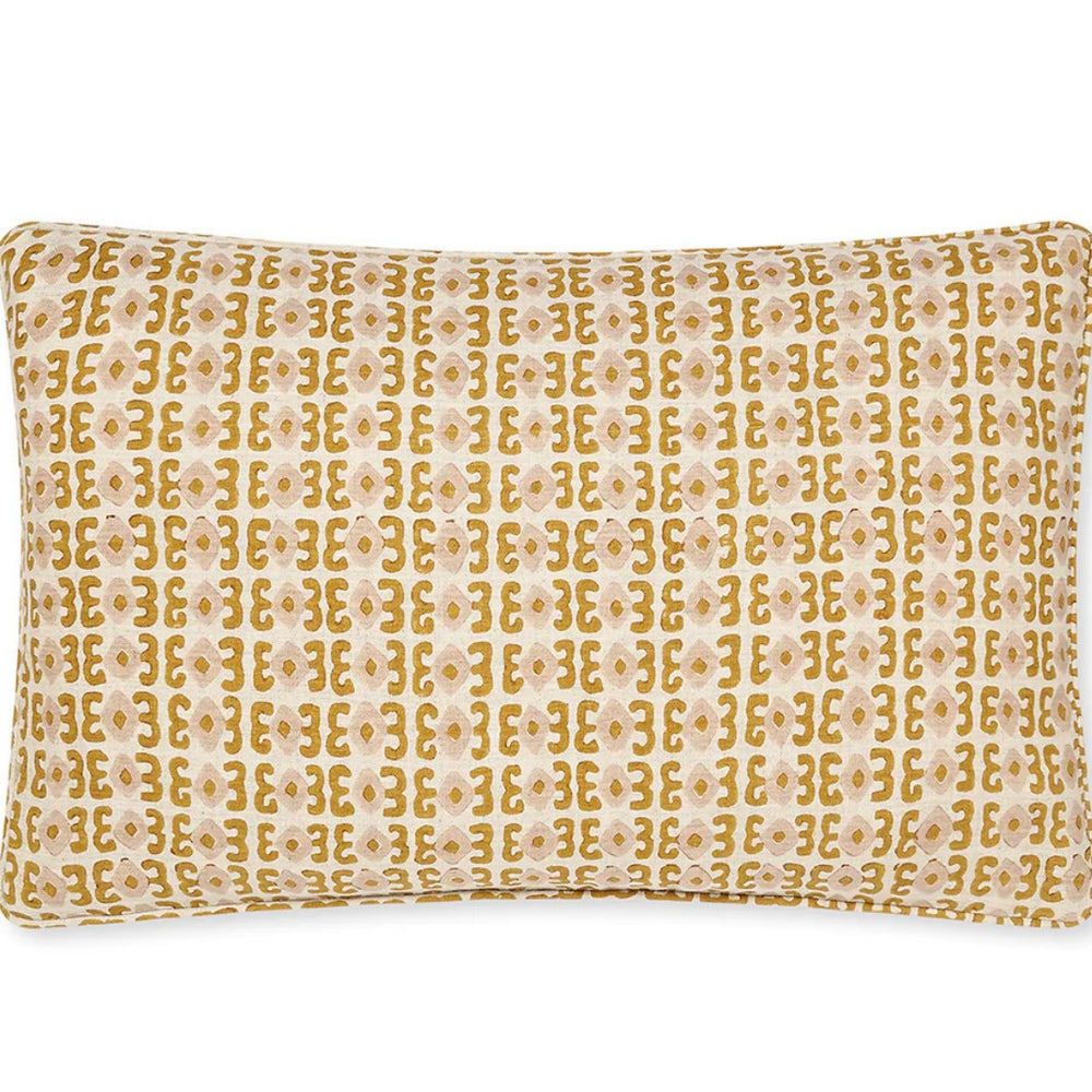 
                      
                        Malaga Saffron Linen Pillow ~ 14 x 22
                      
                    