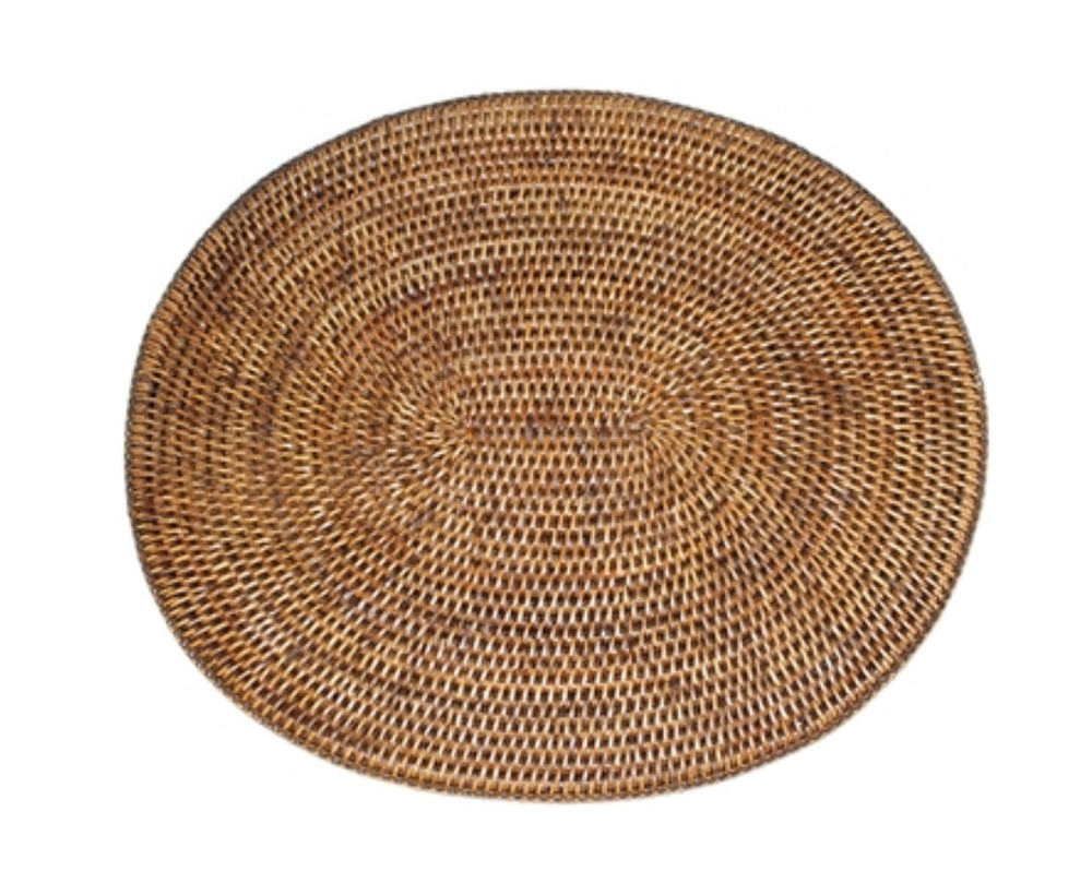 
                      
                        Hand Woven Oval Rattan Placemat ~ set of 4
                      
                    